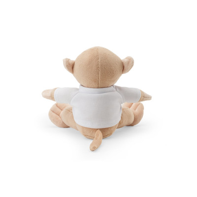 MONKY. Peluche em formato de macaco com t-shirt